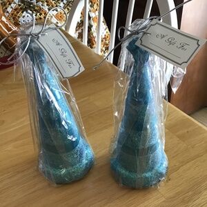 Candle Party Hat with Glitter set of 2
